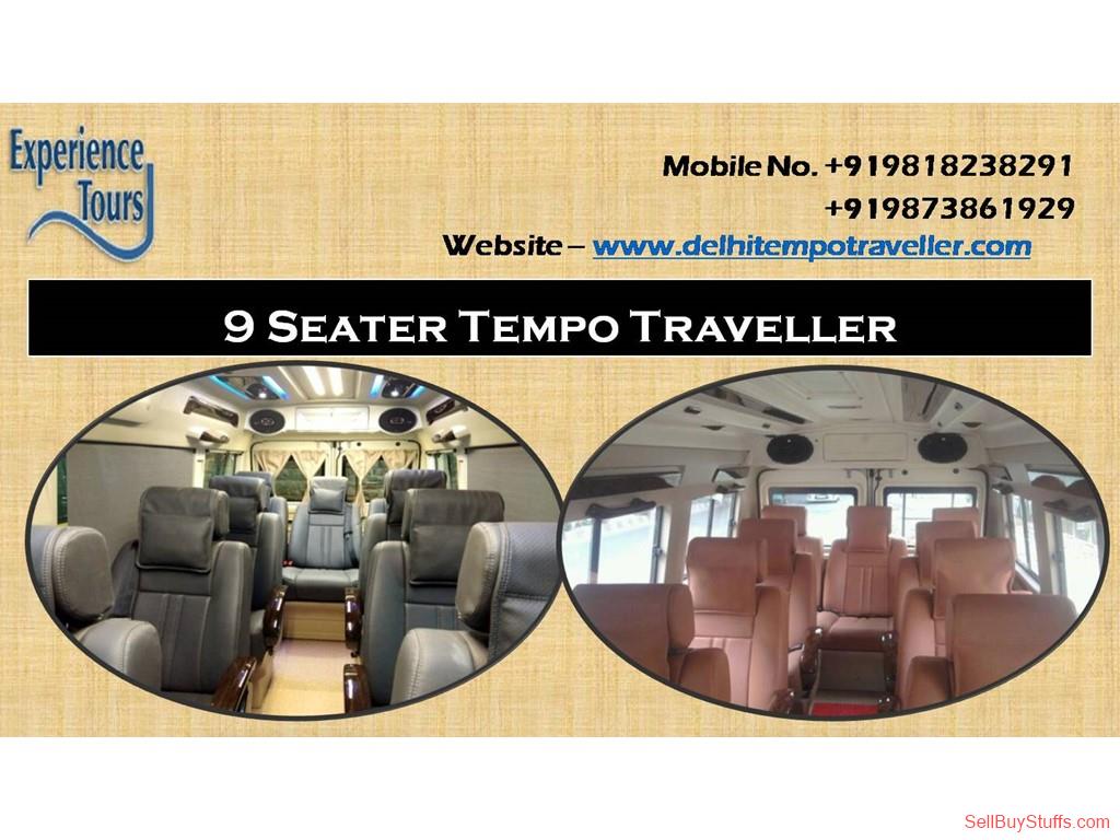 Delhi Luxury 9 Seater Tempo Traveller Hire in Delhi