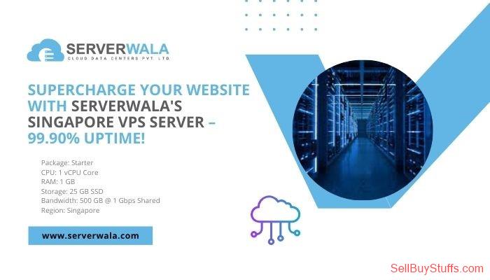 Loha Supercharge Your Website with Serverwala's Singapore VPS Server – 99.90% Uptime!