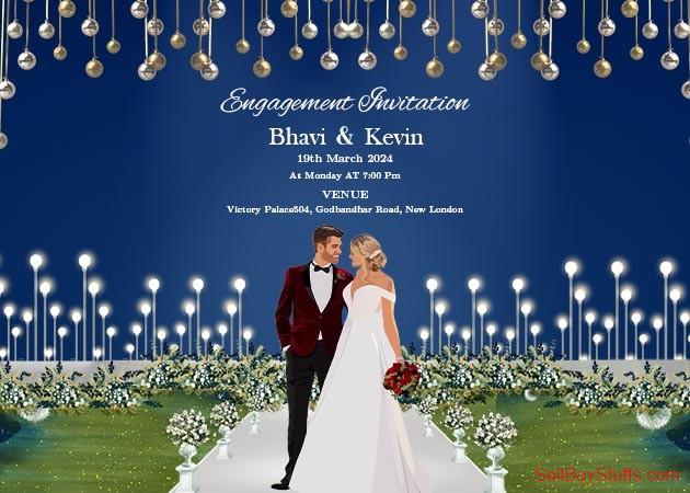 Surat Engagement Invitation Card Online