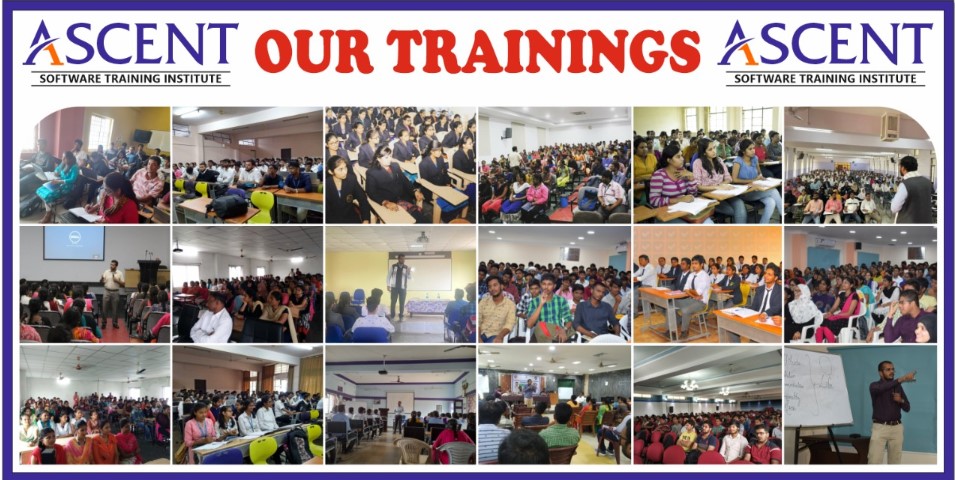 Bangalore Ascent software training institute it was best training institute with 100% placement  