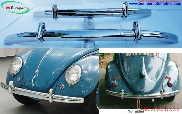 Delhi Volkswagen Beetle Split bumper (1930 – 1956) by stainless steel  (VW Käfer Split Stoßfänger) 