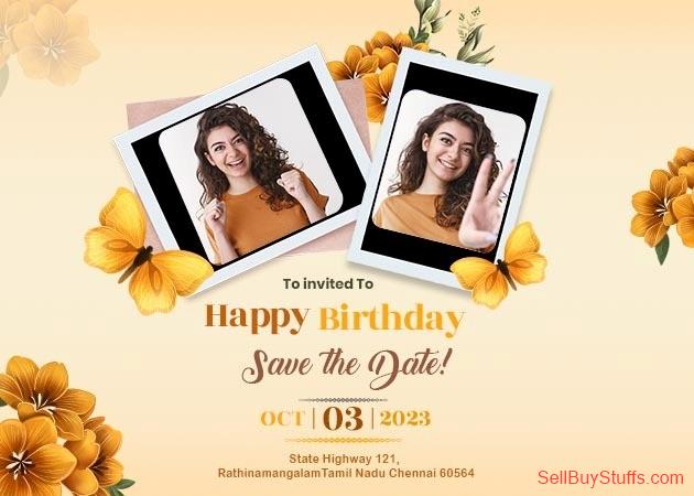 Surat Birthday Invitation Cards